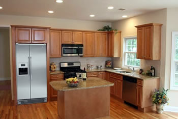 Heritage Birch Kitchen Cabinets | Quality Flooring by Frank Milea